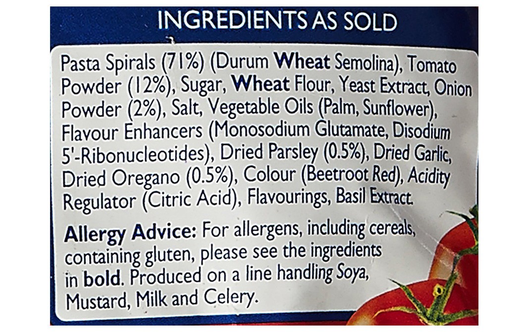 Batchelors Super Pasta 'n' Sauce Tomato, Onion & Herb   Pack  128 grams